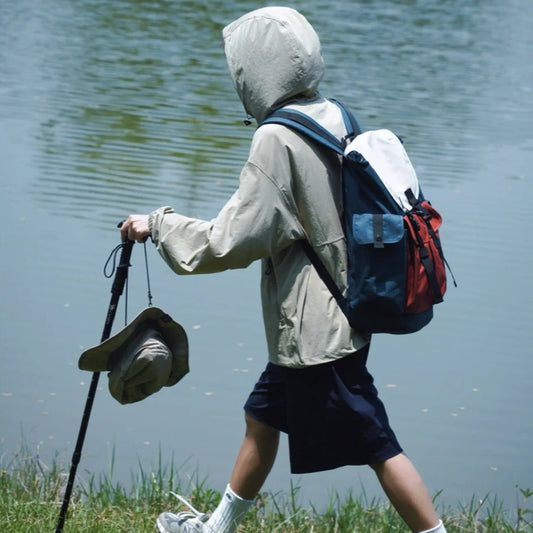 Lightweight backpack perfect for hiking and outdoor adventures near water