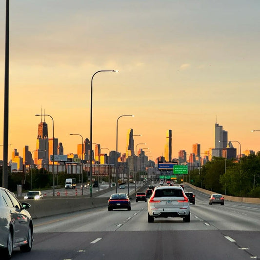 Real Nursing Scenarios" section, before conclusion Alt tag: "City skyline at sunset representing daily hospital commute for healthcare workers
