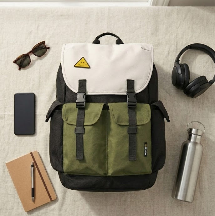 best canvas backpacks for travel 7705 Waterproof Canvas Backpack for Digital Nomads