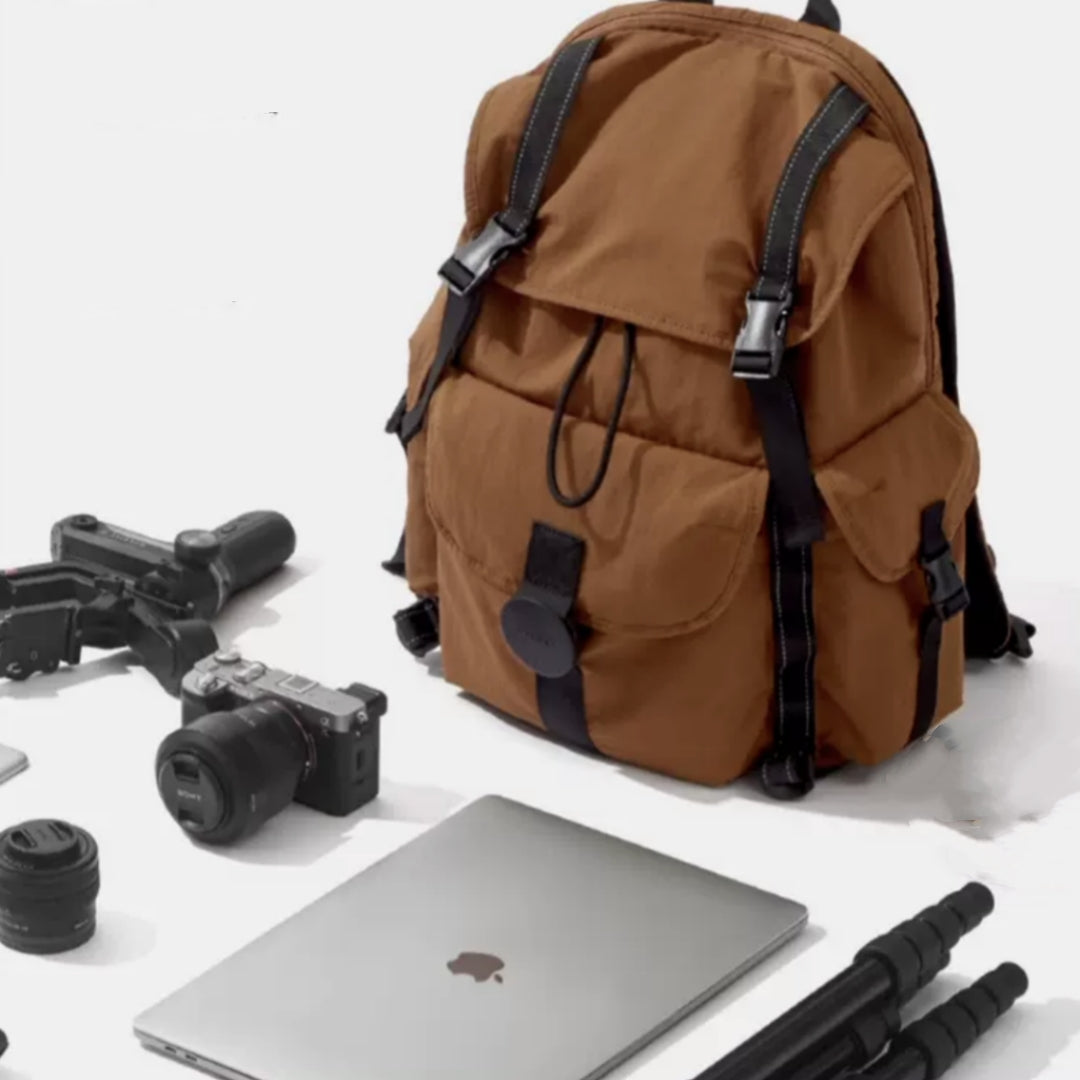 7710 lightweight backpack for travel 22L with professional camera gear, tripod attachment capability and laptop storage for photographer travel needs