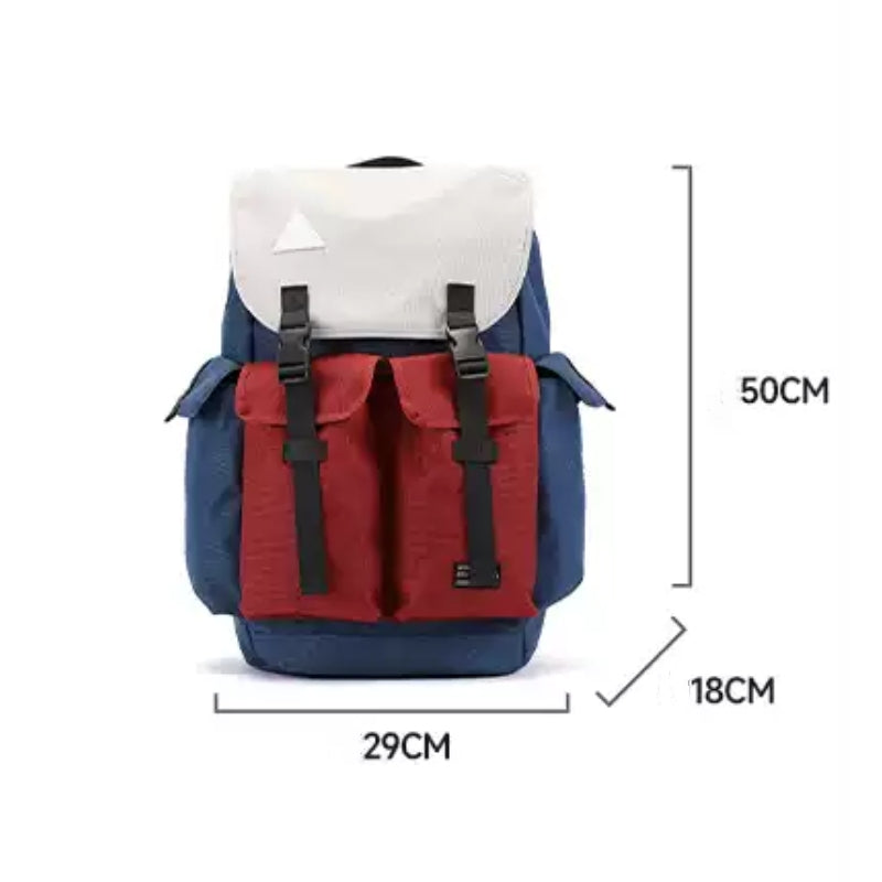 Backpackbeat 7705 backpack 25L – size dimensions shown: 50cm height, 29cm width, 18cm depth