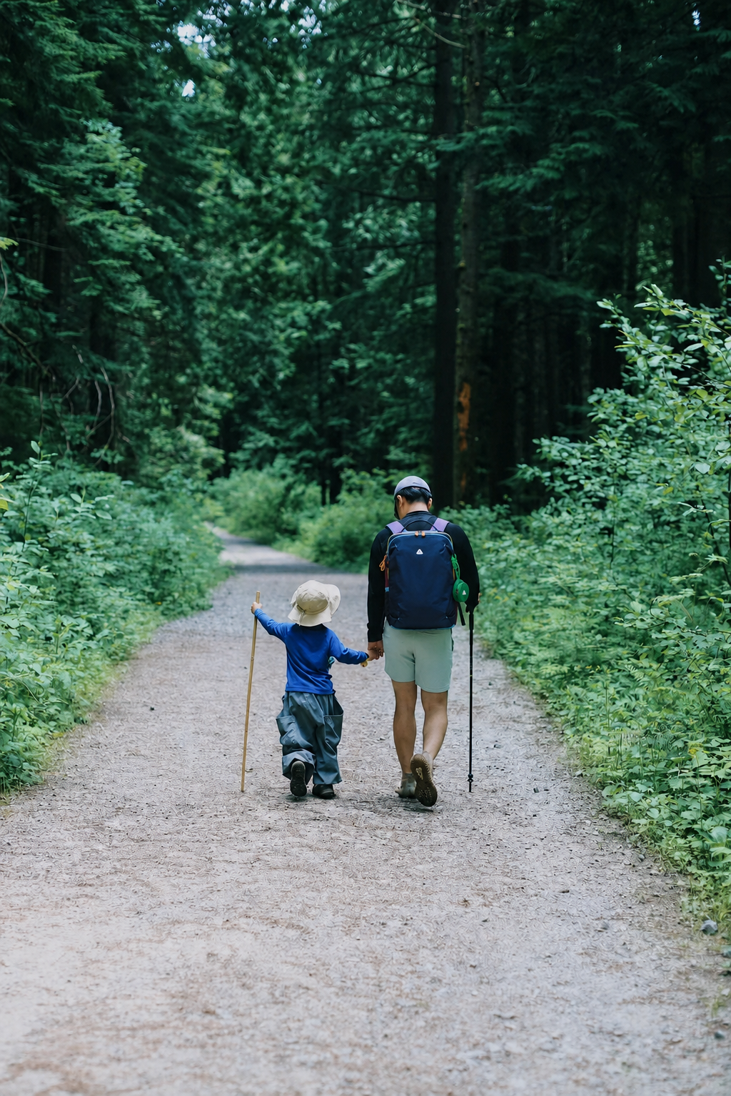 One Short Family Hike, One Early Solo Hike