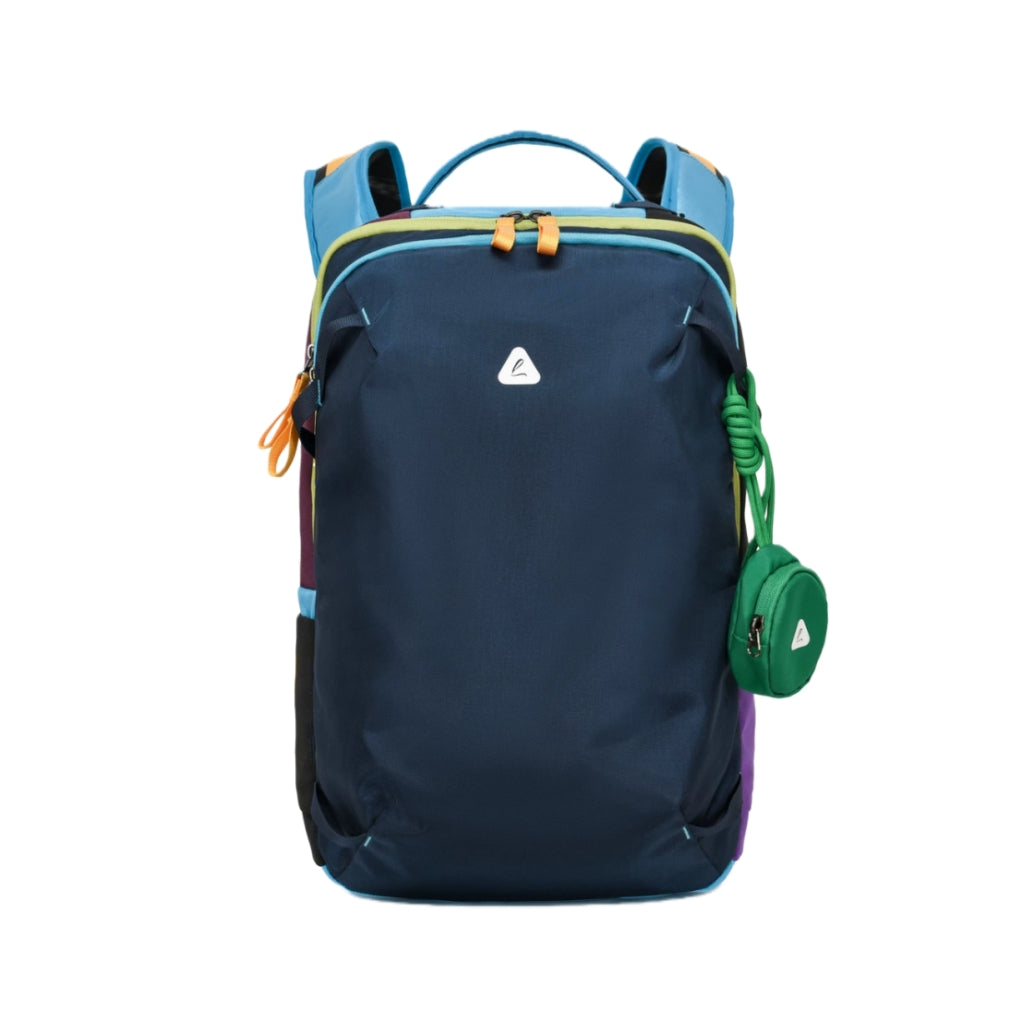 Navy blue 8809 lightweight hiking backpack 19L with durable Oxford fabric