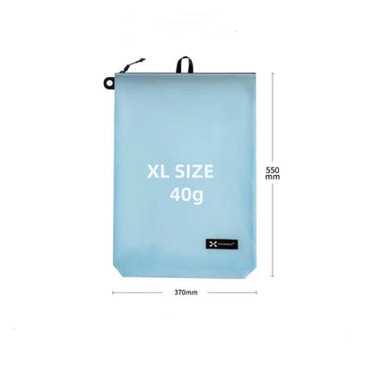 BackpackBeat 1101 waterproof wet dry bag extra large size 550×370mm 40g with labeled measurements