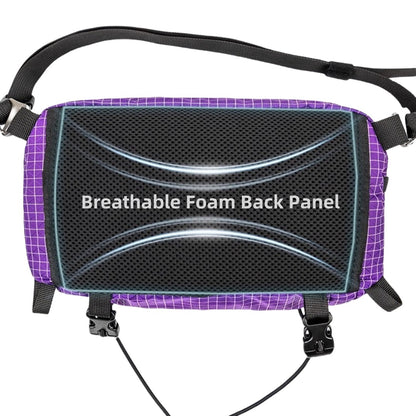 BackpackBeat 3300 crossbody bag honeycomb breathable foam back panel ventilation system detail