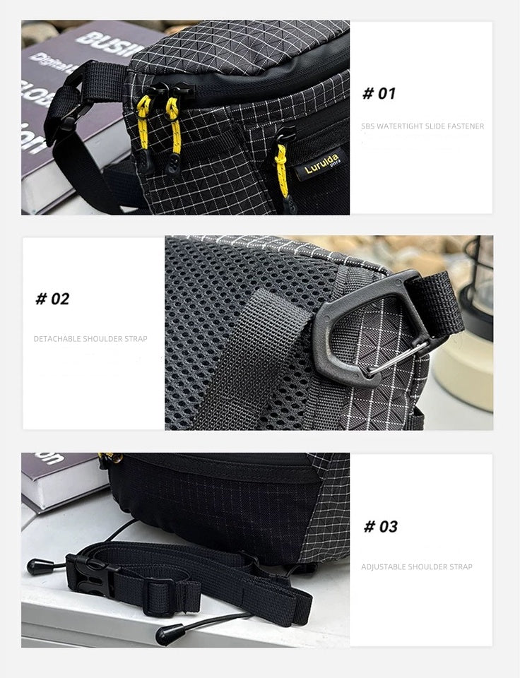 BackpackBeat 9903 SBS waterproof zipper detachable shoulder strap and adjustable strap detail