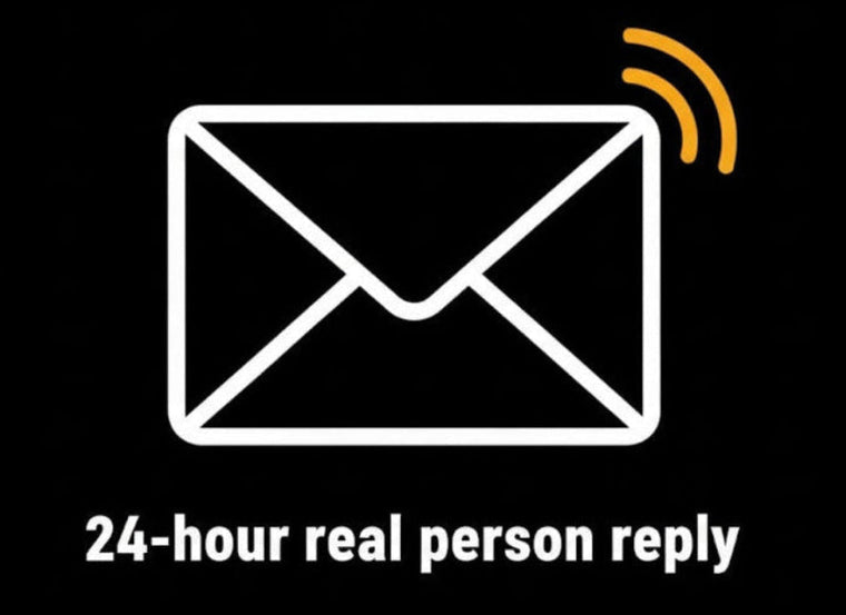 24-hour real person reply commitment – Backpackbeat customer support guarantee