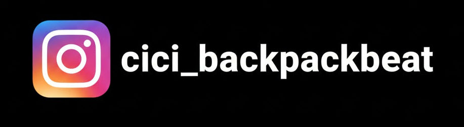 Instagram account cici_backpackbeat logo for 26L Pack Hiking Gear content