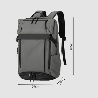 Side view of the 7702 waterproof backpack showing clean silhouette and bottle pocket